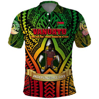 Vanuatu 45th Independence Anniversary Polo Shirt Embracing Our Traditions Shaping Our Future