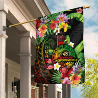 45th Anniversary of Freedom Vanuatu Garden Flag Island Pride Cultural Power Pacific Unity