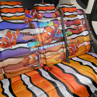 The Ocean Best Dad Back Car Seat Cover Like Marlin Happy Fathers Day To a True Hero - Polynesian Pride