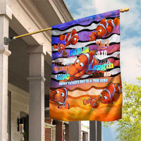 The Ocean Best Dad Garden Flag Like Marlin Happy Fathers Day To a True Hero - Polynesian Pride