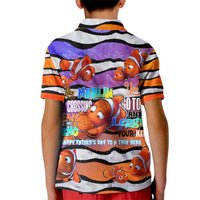 The Ocean Best Dad Kid Polo Shirt Like Marlin Happy Fathers Day To a True Hero DT02 - Polynesian Pride