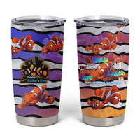 The Ocean Best Dad Tumbler Cup Like Marlin Happy Fathers Day To a True Hero - Polynesian Pride