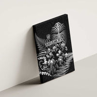 All Black Brothers Rugby Canvas Wall Art New Zealand Maori Haka