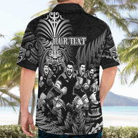 Personalized All Black Brothers Rugby Hawaiian Shirt New Zealand Maori Haka DT02 - Polynesian Pride