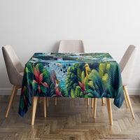 Wailua Falls Hawaii Tablecloth Kauai Natural Beauty