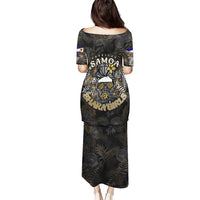 Personalized Shaka Girls America Samoa Puletasi Tropical Flowers Vintage