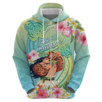 Personalised Hawaii Father's Day Hoodie Happy Father And Child