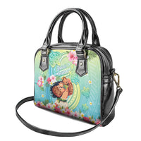 Hawaii Father's Day Shoulder Handbag Happy Father And Child DT04 - Polynesian Pride