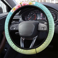 Hawaii Father's Day Steering Wheel Cover Happy Father And Child