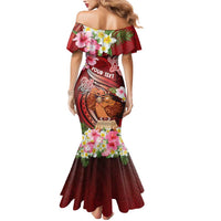 Personalised New Zealand Father's Day Mermaid Dress Happy Father And Child