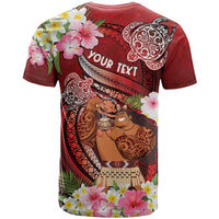 Personalised New Zealand Father's Day T Shirt Happy Father And Child DT04 - Polynesian Pride