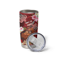 Personalised New Zealand Father's Day Tumbler Cup Happy Father And Child DT04 - Polynesian Pride