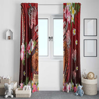 New Zealand Father's Day Window Curtain Happy Father And Child