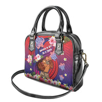 Samoa Father's Day Shoulder Handbag Happy Father And Child DT04 - Polynesian Pride