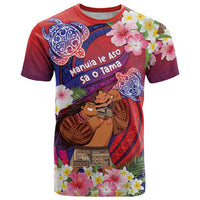 Personalised Samoa Father's Day T Shirt Happy Father And Child