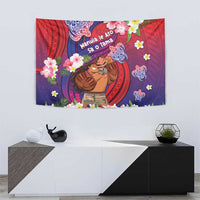 Samoa Father's Day Tapestry Happy Father And Child