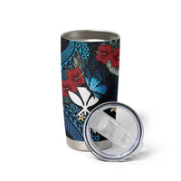 Hawaii Butterfly Tumbler Cup Kanaka Maoli Mix Hibiscus