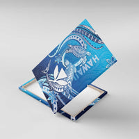 Hawaii Canvas Wall Art Turtle With Hammerhead Shark Oceanic