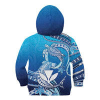 Hawaii Kid Hoodie Turtle With Hammerhead Shark Oceanic