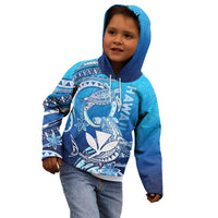 Hawaii Kid Hoodie Turtle With Hammerhead Shark Oceanic