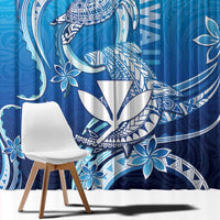 Hawaii Window Curtain Turtle With Hammerhead Shark Oceanic