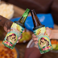 Personalised Hawaii Mother's Day 4 in 1 Can Cooler Tumbler I Love You Mom