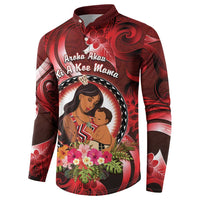 Personalised New Zealand Mother's Day Button Sweatshirt I Love You Mom