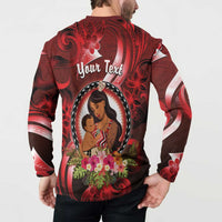 Personalised New Zealand Mother's Day Button Sweatshirt I Love You Mom