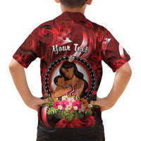 Personalised New Zealand Mother's Day Hawaiian Shirt I Love You Mom