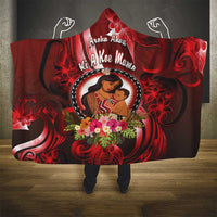 New Zealand Mother's Day Hooded Blanket I Love You Mom