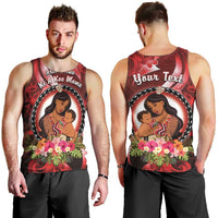Personalised New Zealand Mother's Day Men Tank Top I Love You Mom
