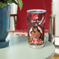 Personalised New Zealand Mother's Day Tumbler Cup I Love You Mom DT04 - Polynesian Pride