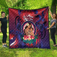 Samoa Mother's Day Quilt I Love You Mom