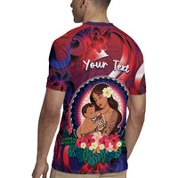 Personalised Samoa Mother's Day Rugby Jersey I Love You Mom