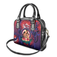 Samoa Mother's Day Shoulder Handbag I Love You Mom DT04 - Polynesian Pride