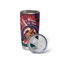 Personalised Samoa Mother's Day Tumbler Cup I Love You Mom DT04 - Polynesian Pride