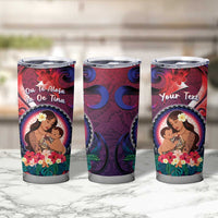Personalised Samoa Mother's Day Tumbler Cup I Love You Mom DT04 - Polynesian Pride