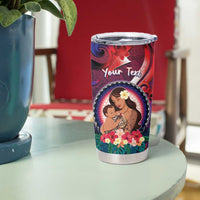 Personalised Samoa Mother's Day Tumbler Cup I Love You Mom DT04 - Polynesian Pride