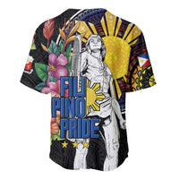 Filipinos Lapu-Lapu Hero Philippines Baseball Jersey Hibiscus Flowers Style
