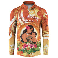 Personalised Tonga Mother's Day Button Sweatshirt I Love You Mom