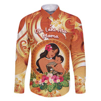 Personalised Tonga Mother's Day Family Matching Mermaid Dress and Hawaiian Shirt I Love You Mom