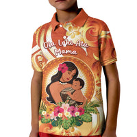 Personalised Tonga Mother's Day Kid Polo Shirt I Love You Mom