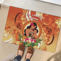 Tonga Mother's Day Rubber Doormat I Love You Mom