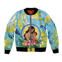 Personalised Fiji Mother's Day Bomber Jacket I Love You Mom