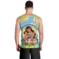 Personalised Fiji Mother's Day Men Tank Top I Love You Mom