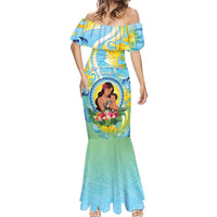 Personalised Fiji Mother's Day Mermaid Dress I Love You Mom