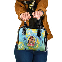 Fiji Mother's Day Shoulder Handbag I Love You Mom DT04 One Size Blue - Polynesian Pride