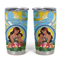 Personalised Fiji Mother's Day Tumbler Cup I Love You Mom