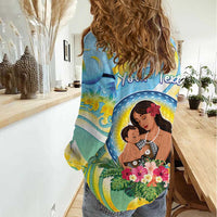 Personalised Fiji Mother's Day Women Casual Shirt I Love You Mom