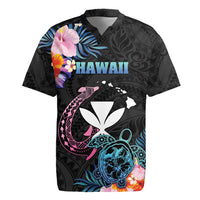 Personalised Hawaii Rugby Jersey Kanaka Maoli With Fish Hook